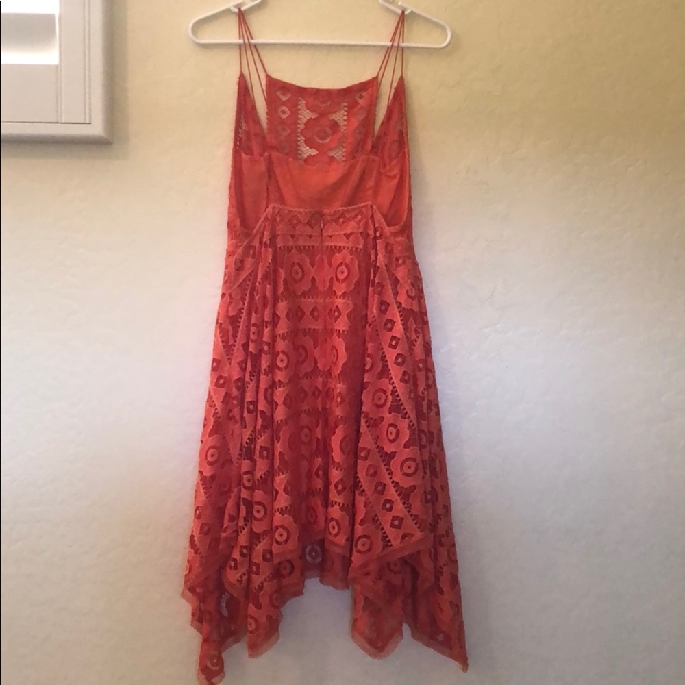 Free People Orange Dress